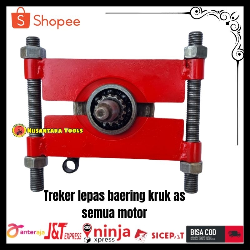 Treker lepas baering kruk as semua sepeda motor/melepas bearing Kruk as