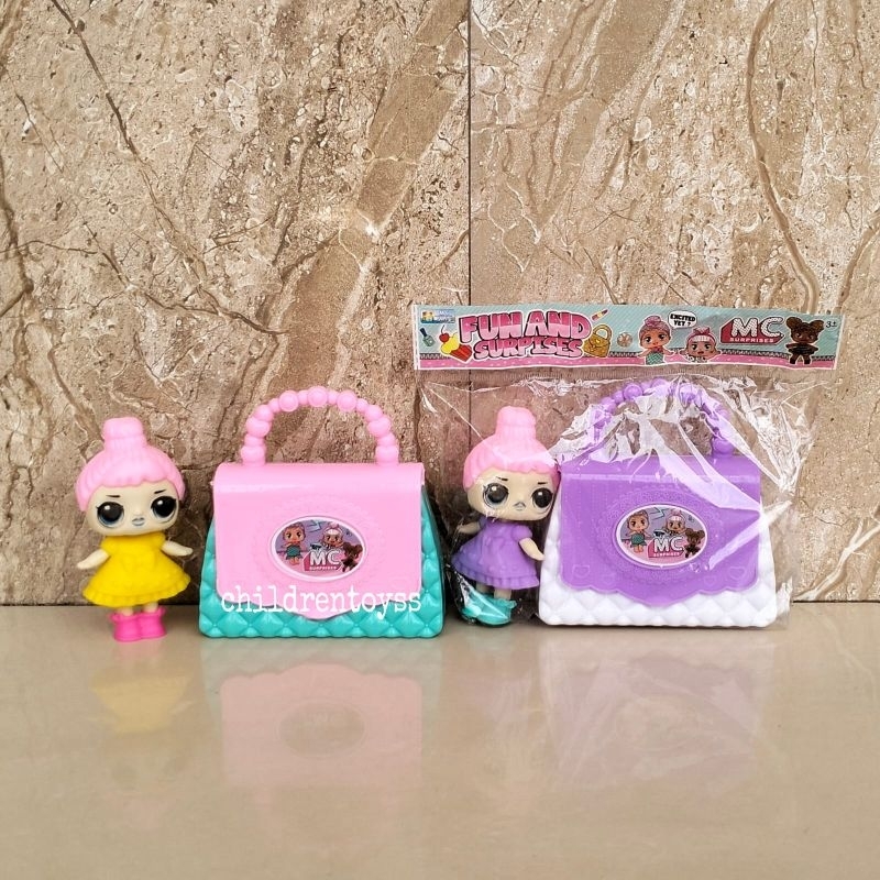 Mainan tas mini Lol / Mainan handbag mini / mainan tas lucu