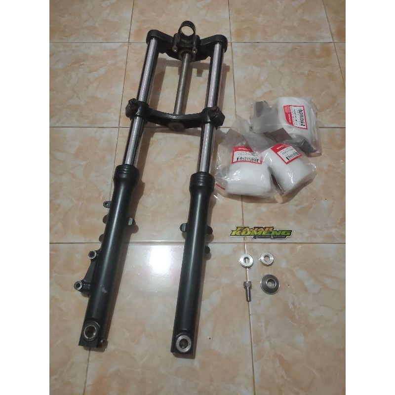skok shock shockbreker depan kawasaki ninja Rr new cet ori pnp honda set raiser cbr led