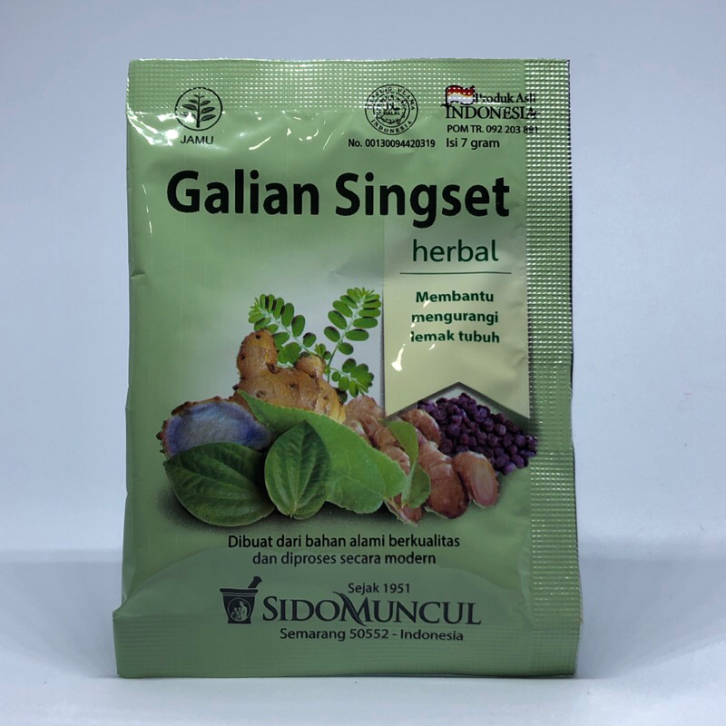 

Sido Muncul Jamu Galian Singset 10's - Mengurangi Lemak Tubuh