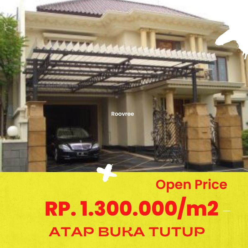 Atap buka tutup otomatis Roovree