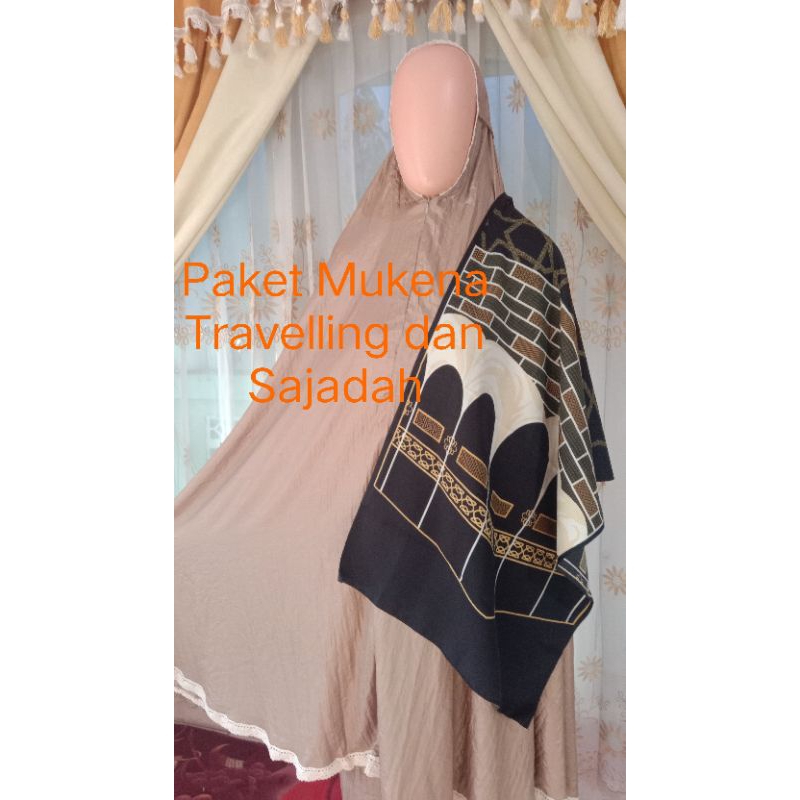 Paket Mukena travelling dan Sajadah