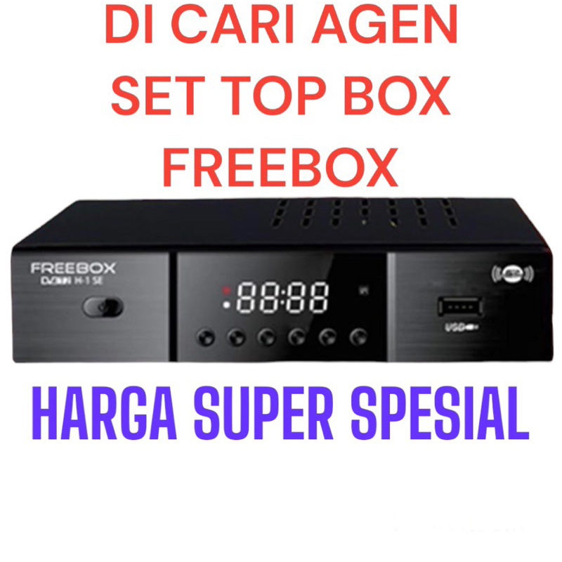 HARGA AGEN SET TOP BOX DVB-T2 FREEBOX H1 SE