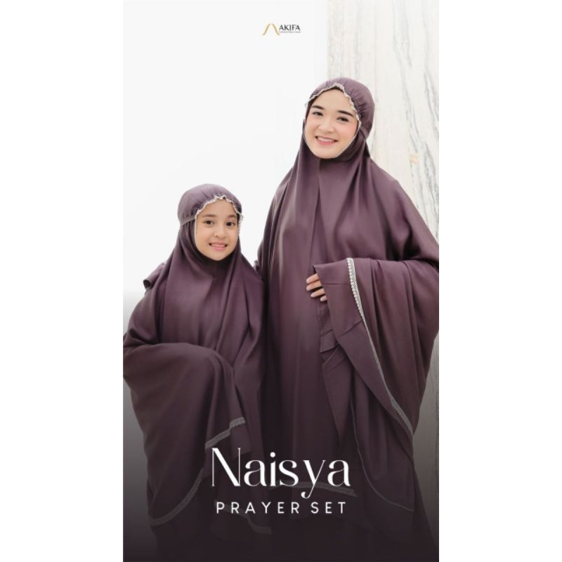 READY STOK Mukena Renda Rajut Exclusive NAISYA by Akifa