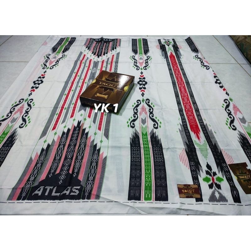 SARUNG YAQUT KEMBANG MOTIF BHS BAHAN RAYON