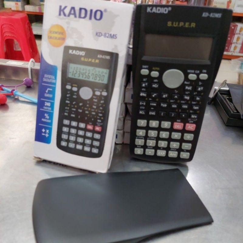

Kalkulator Sekolah Scientific KADIO 82MS 10 Digit - Calculator Ilmiah Ujian Sin Cos Tan