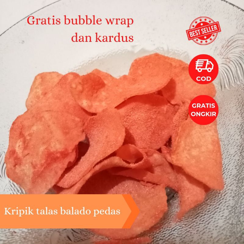 

keripik talas balado pedas 500gram