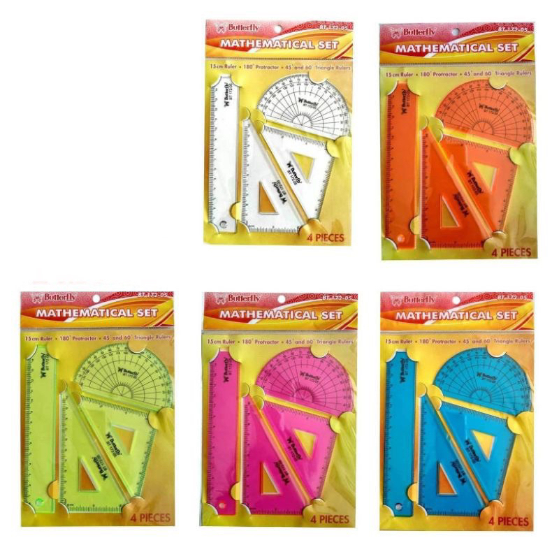

Penggaris Set Butterfly / Garisan Set Butterfly