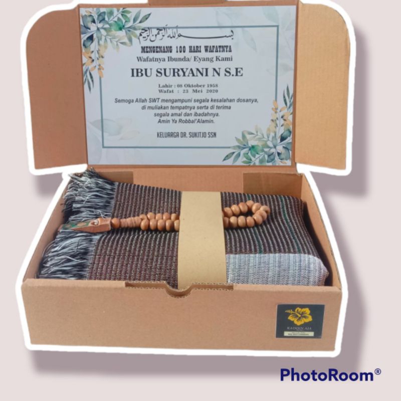 Sajadah Sovenir Sajadah Hampers Tahlilan Sovenir Orang Wafat Sovenir oleh oleh Haji Souvenir Tahlila