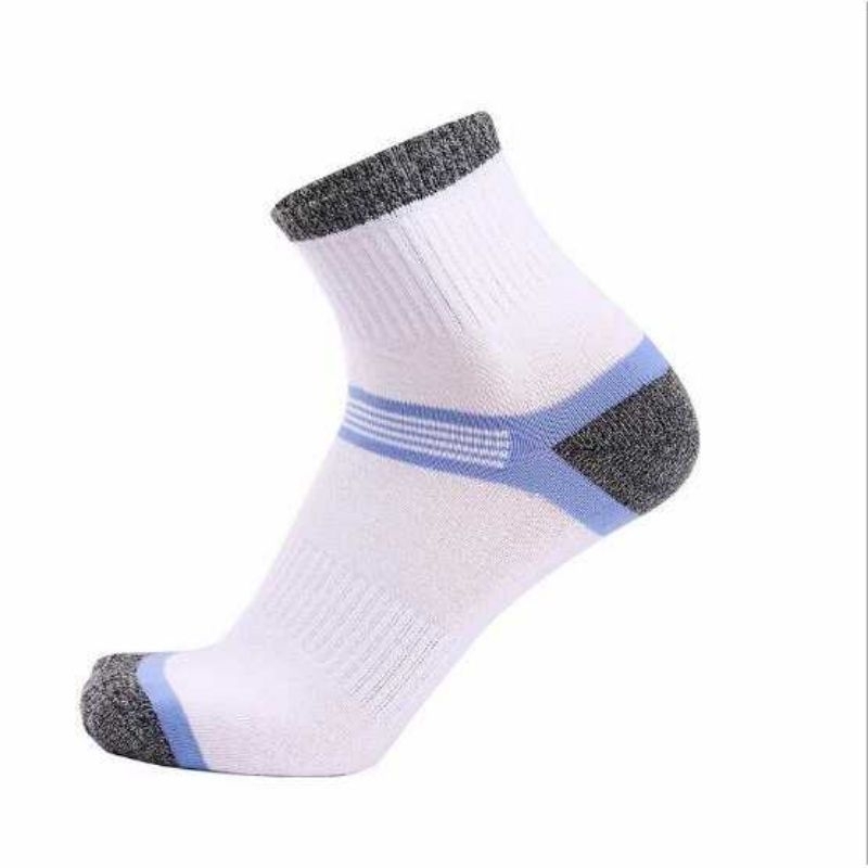 ZTOET Kaos Kaki Olahraga Pria Putih Quick Drying Breathable Men Socks 39-45 - WZ173