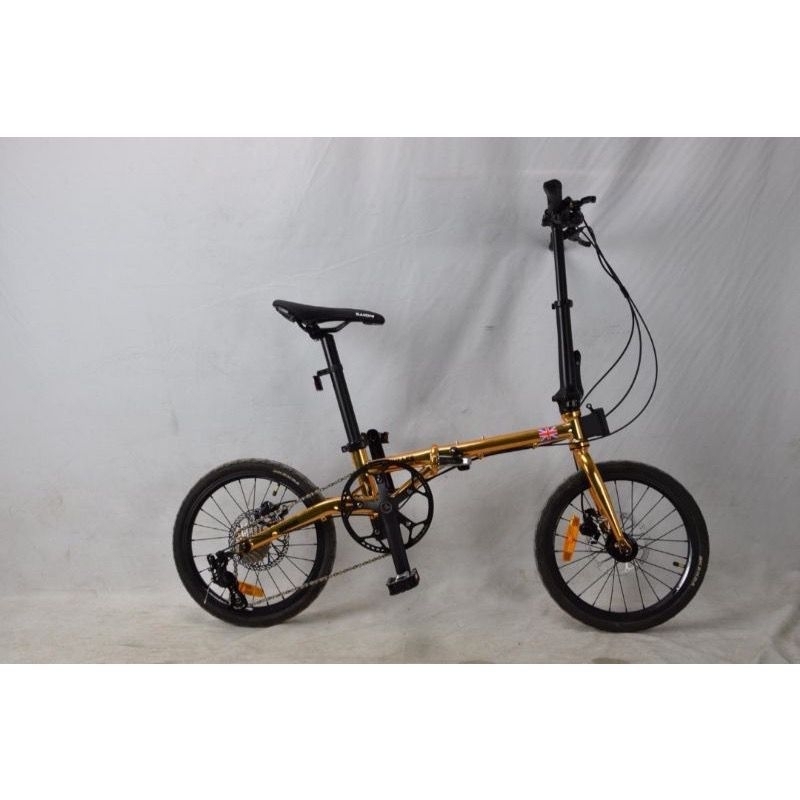SEPEDA LIPAT 16 INCH SAKONI ACHILLES ALPHA CHROMOLY HIDROLIK 10 SPEED HOLLOWTECH MURAH XIN87STORE UN