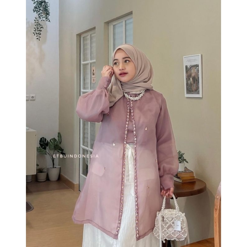 ETBU Kebaya - Organza Outer (warna part 2) | | Kebaya Kondangan | Kebaya Wisuda | Kebaya Lamaran | B