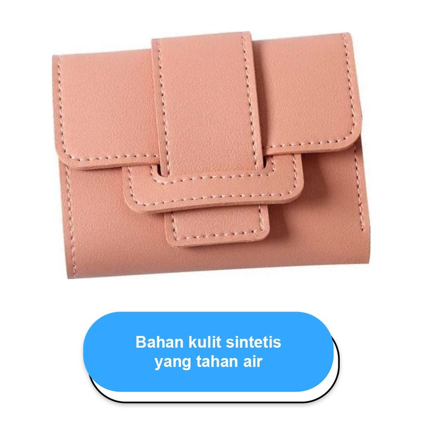 Dompet Wanita KEREN 6018 Tanpa Tali / dompet import murah real pic C5 C