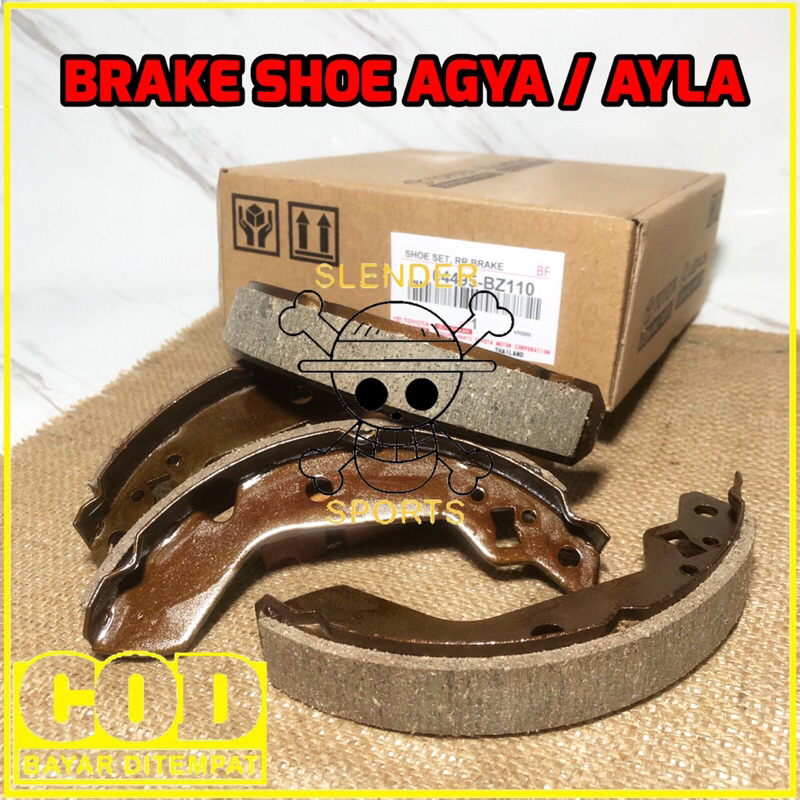 BRAKE SHOE AGYA - KAMPAS REM BELAKANG AGYA AYLA - BRAKE SHOE AYLA