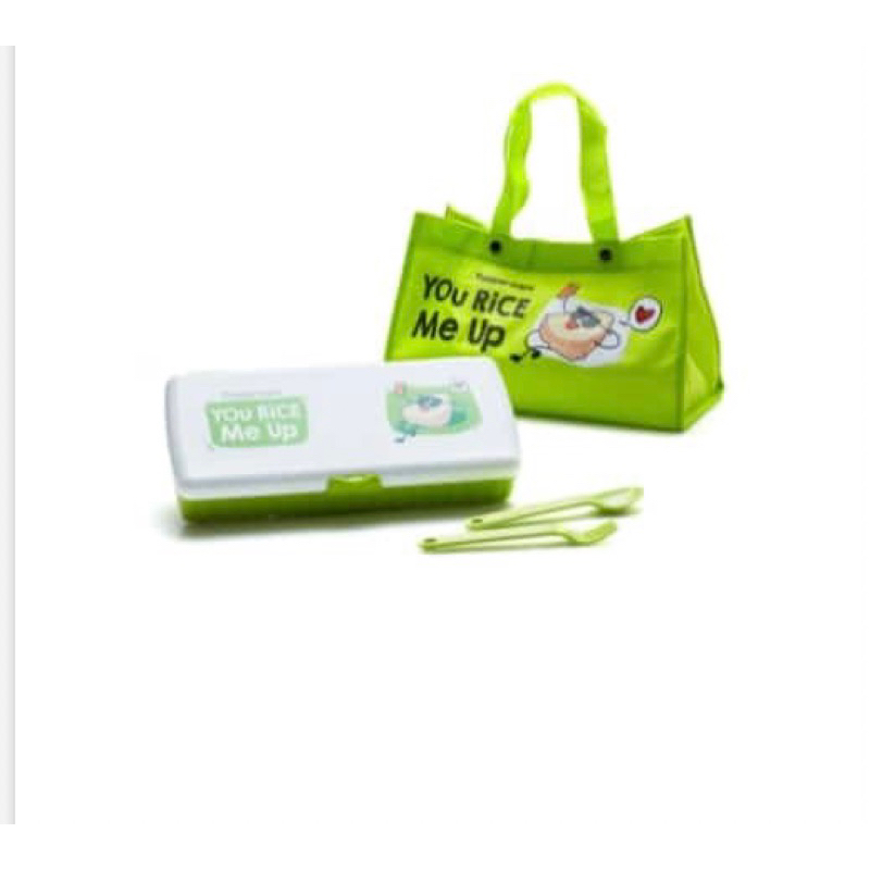 Tempat Makan Tupperware | Tempat Bekal | LunchBox| Lunch Keeper Rectangular | SIimply Lunch Set | Co