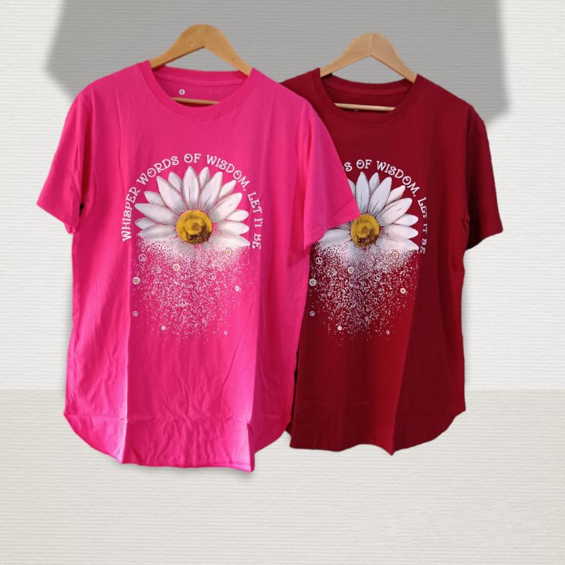 KAOS XXL LD110 oval bigsize oversize jumbo katun combed lucu adem