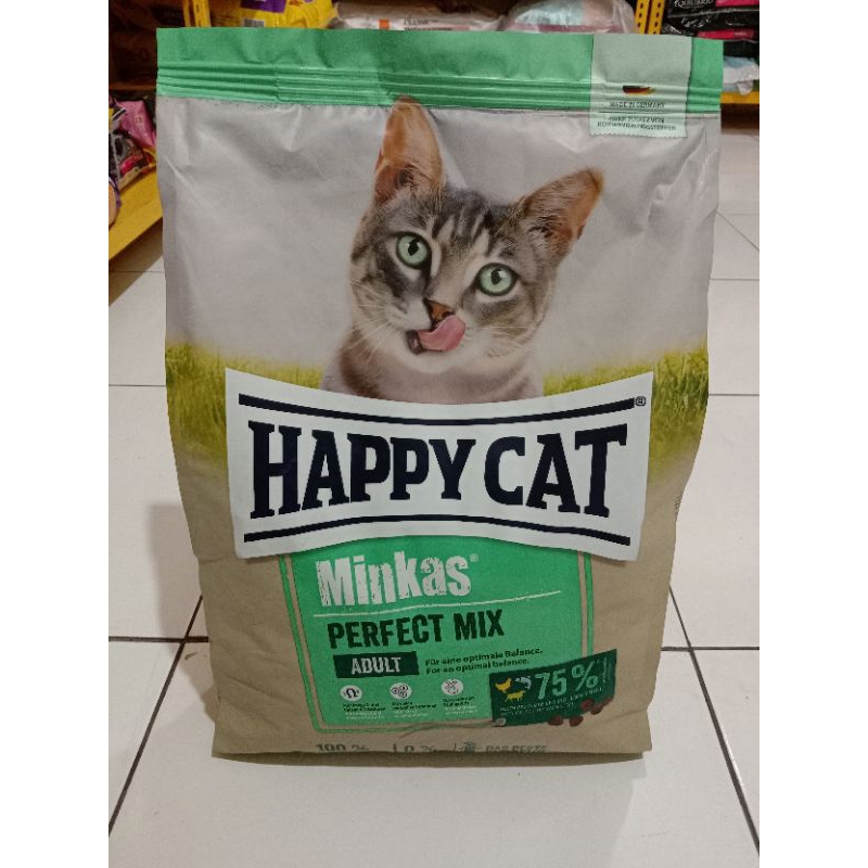 Happy Cat Makanan Kucing Dewasa Minkas Perfect Mix 4kg