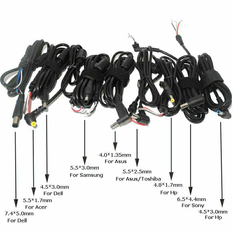 Kabel Charger DC Power Adaptor Laptop Kepala Buntung Untuk pengganti Acer Asus Dell Hp Lenovo