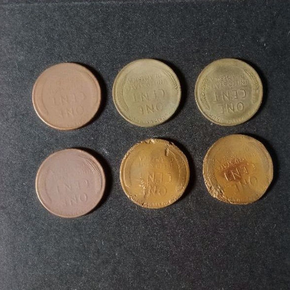 Koin Kuno Amerika Wheat Penny1 Cent Lincoln