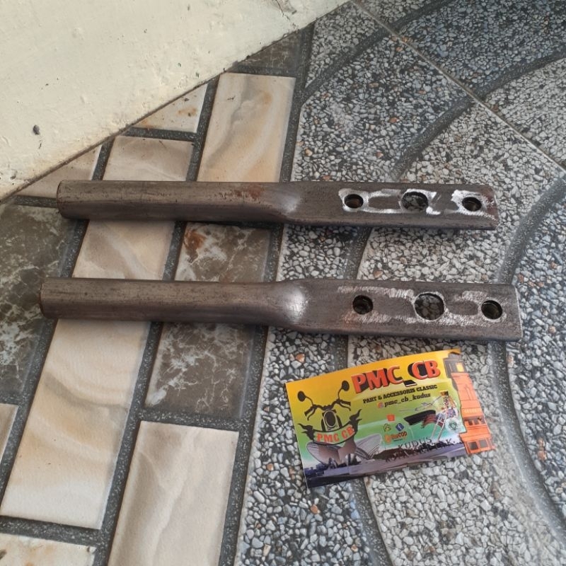 patahan rangka gl 100 potongan rangka frame rangka blakang tebal