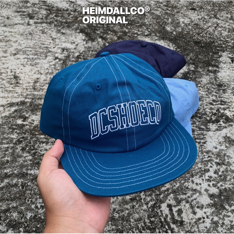 DC SHOES VARSITY 6 PANEL CAP BLUE ORIGINAL