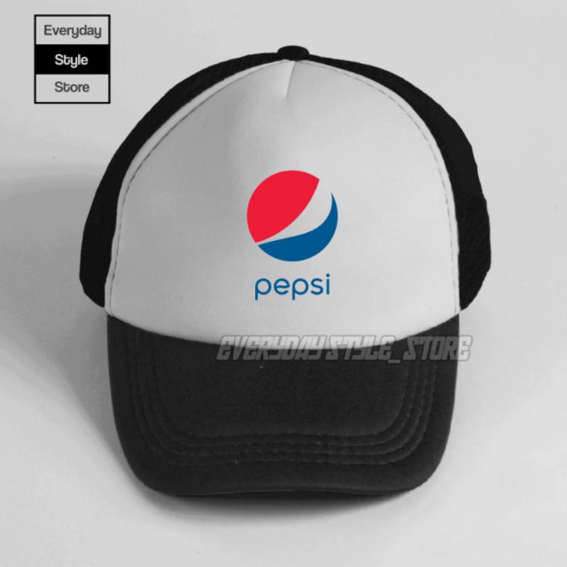 Topi Pepsi Trucker/Jaring - Topi Pepsi Cola Trucker Bisbol