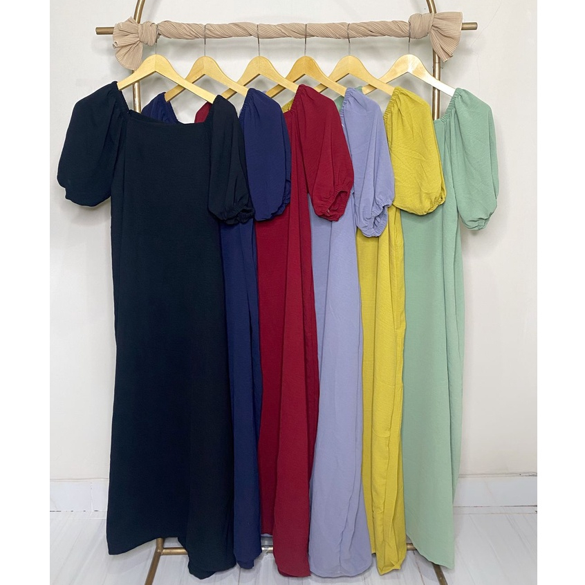 MASAYU LONGDRESS CRINKLE AIRFLOW