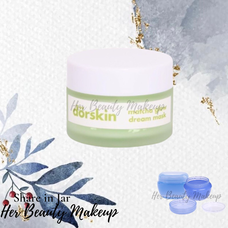 Share in Jar Dorskin Matcha Glow Dream Mask