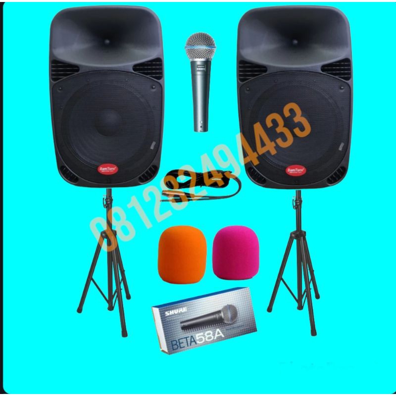 speaker baretone max 15mw 15in passive spiker baretone 15in pasif