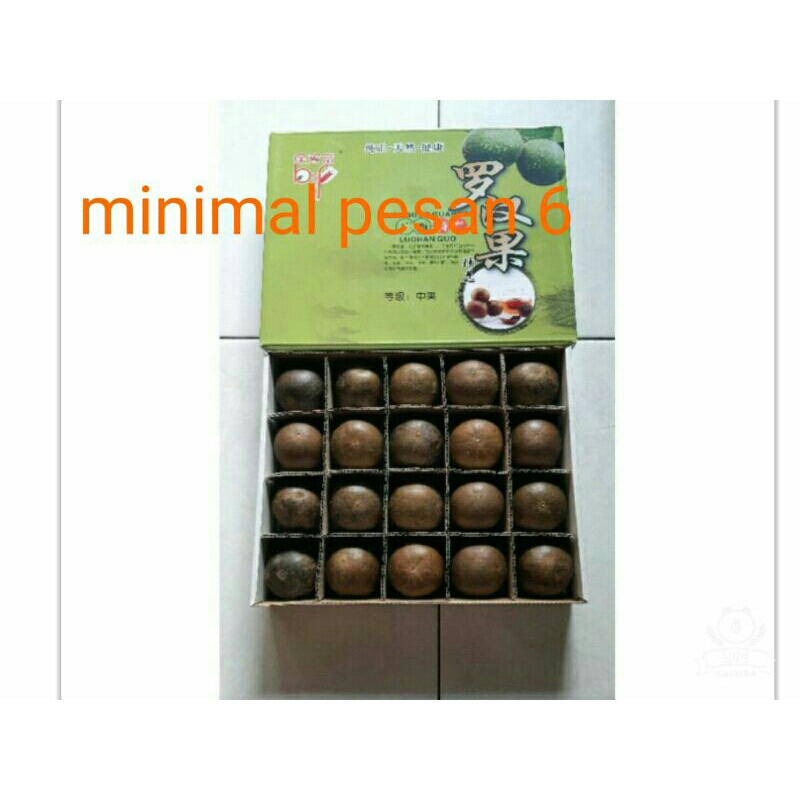 

Buah LO HAN KUO Per 6 / biji SIZE BESAR ( Bukan buah Lontar)