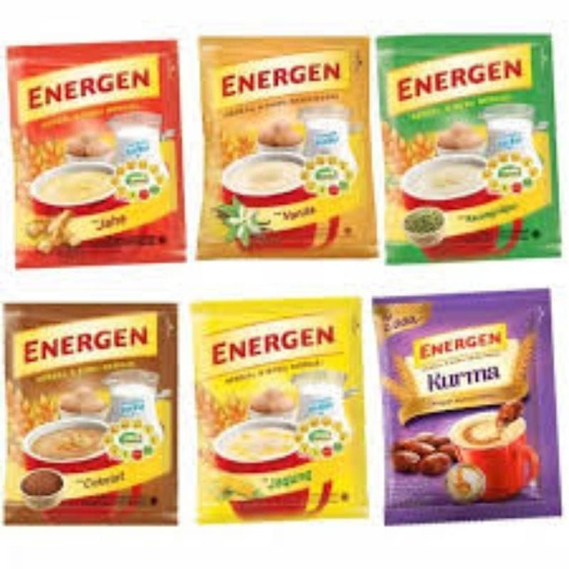 

ENERGEN All Variant 32gr / 25gr Per PCS ( DISKON 50% & 20% CO DILIVE JAM 12&8 )