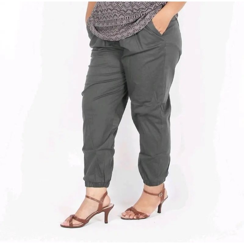 Celana Jogger Katun Jumbo XXL fit To XXXL . Jogger Pants Jumbo . Joger Jumbo