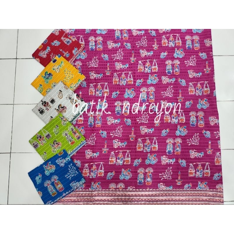 kain batik Betawi kode kerak telor