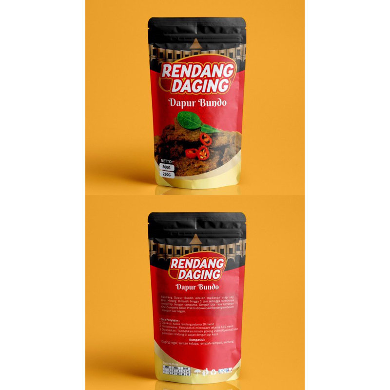 

Rendang Padang Asli Daging Sapi 250gr - 500gr (BEST SELLER)