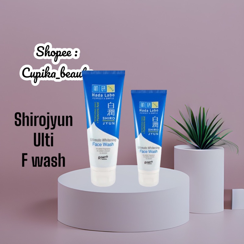 hada labo shirojyun ultimate face wash || sabun wajah hadalabo shirojyun ultimate face wash 50 &amp; 100 gr