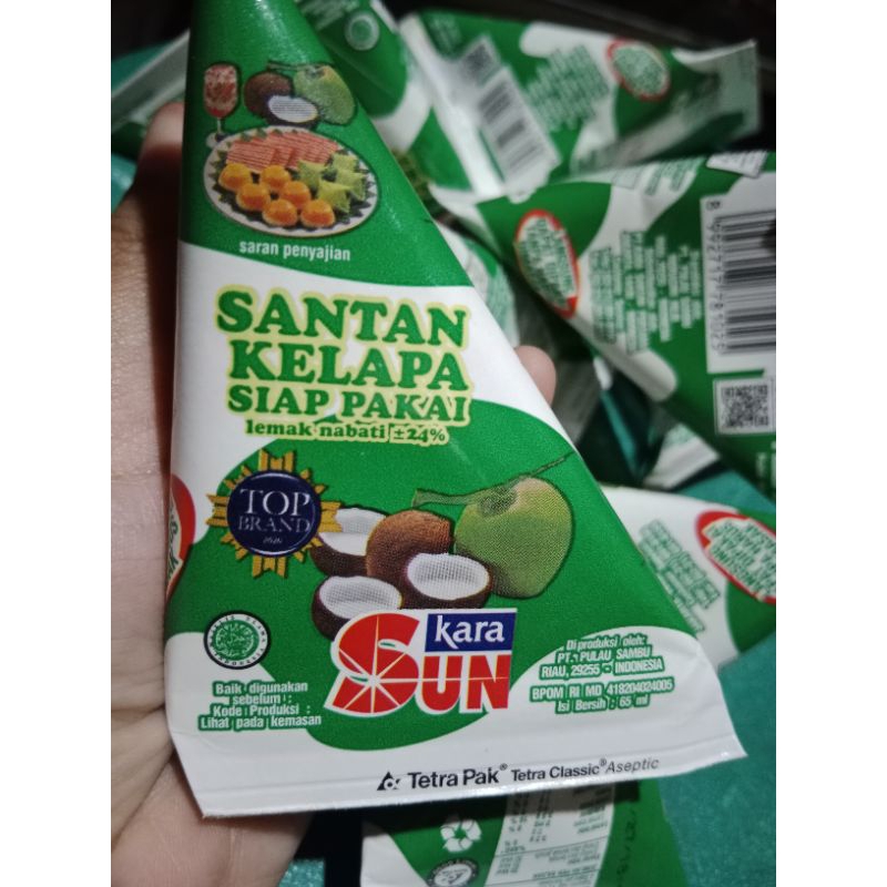 

Sun Kara Santan Kelapa Siap Pakai 65 ml