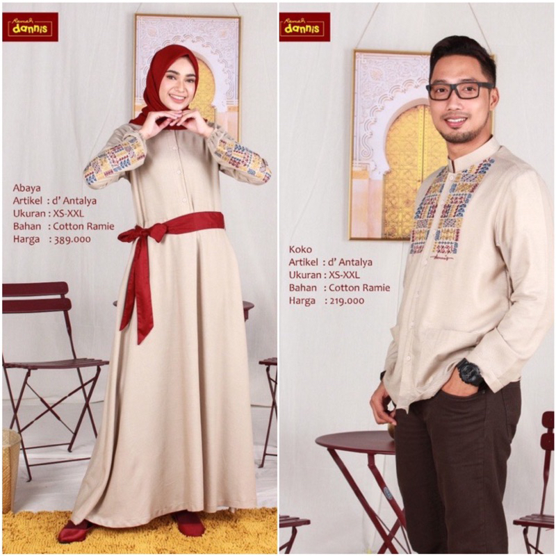 Sarimbit D’Antalya (Abaya & Koko) by Rumah Dannis