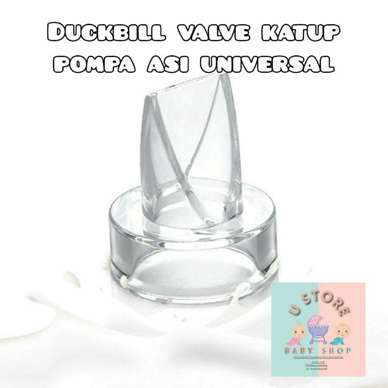 Sparepart Valve silikon Pompa Asi universal / Silikon duckbill valve katup suku cadang pompa asi universal