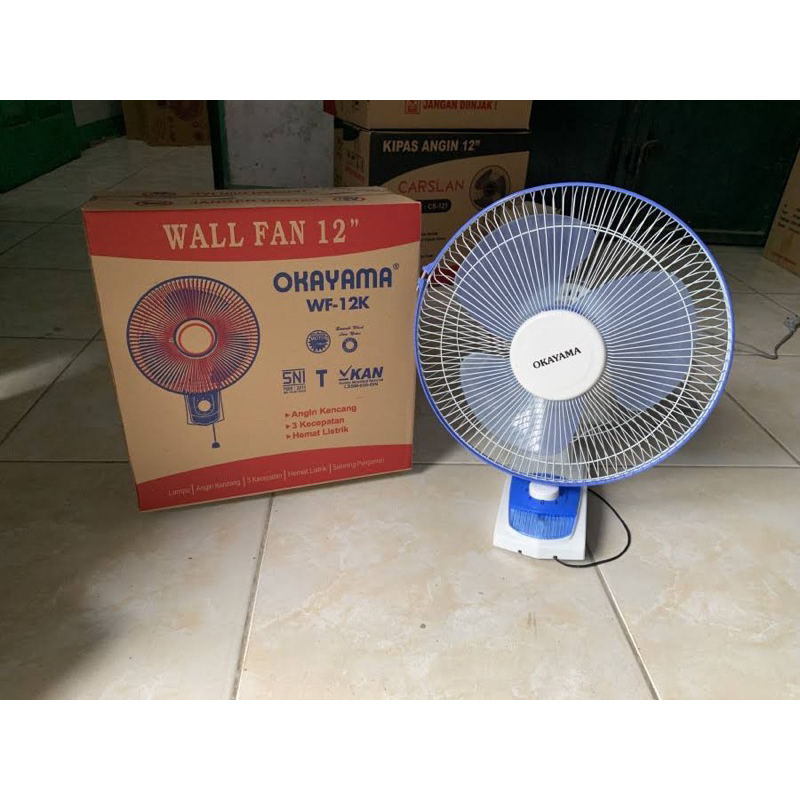 Kipas Angin Dinding Murah Berkualitas / Wall Fan Okayama 12&quot;