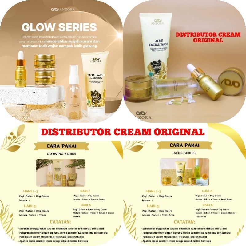 Anzora Glow Skincare / Anzora Skincare / Cream Anzora Skincare