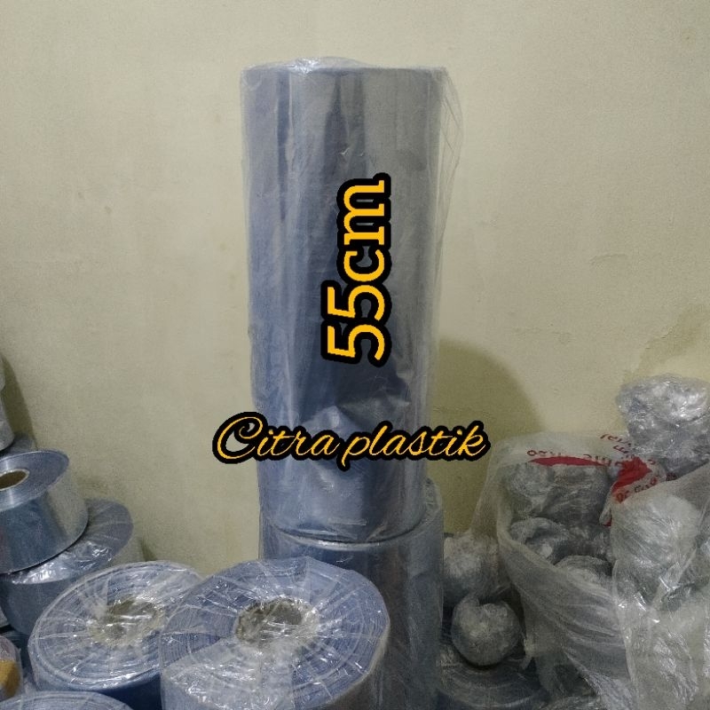 PVC shrink 55cm roll besar