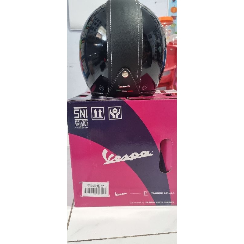Helm Vespa Original Touch Black XL