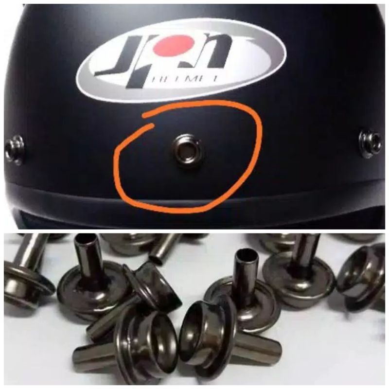 KANCING HELM BOGO DAN KANCING KACA/PET BOGO RETRO