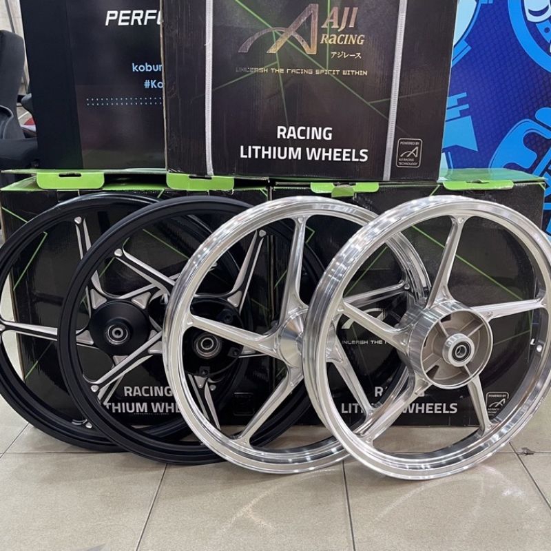 AJI RACING SPORT RIM FG 511 LITHIUM RIM SIZE 16/16*17 WITH BEARING FULL CNC | VELG LITHIUM AJI RACIN