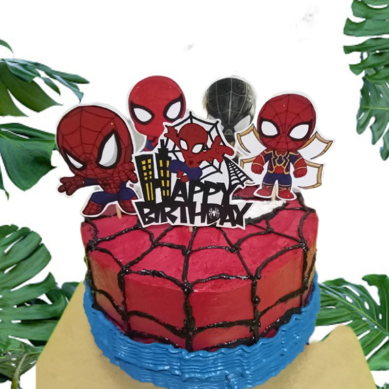 

kue ulang tahun spyderman