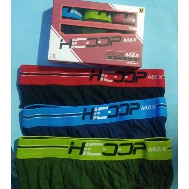 Celana dalam pria hicoop special max isi 3pcs size M L XL