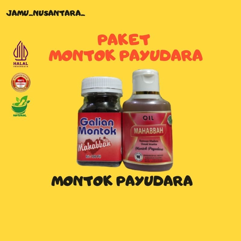 MONTOK PAYUDARA/MONTOK OIL PAKET