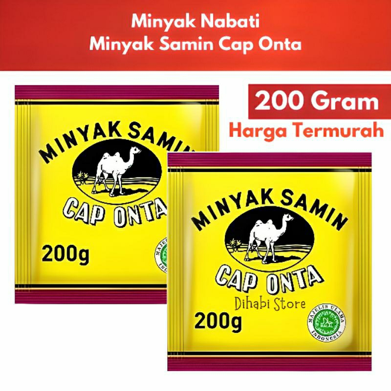 

Minyak Samin Cap Onta 200 Gram Expired Januari 2026