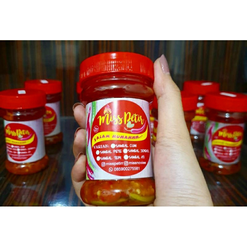 

Sambel pete pedas dan enak 150 ml