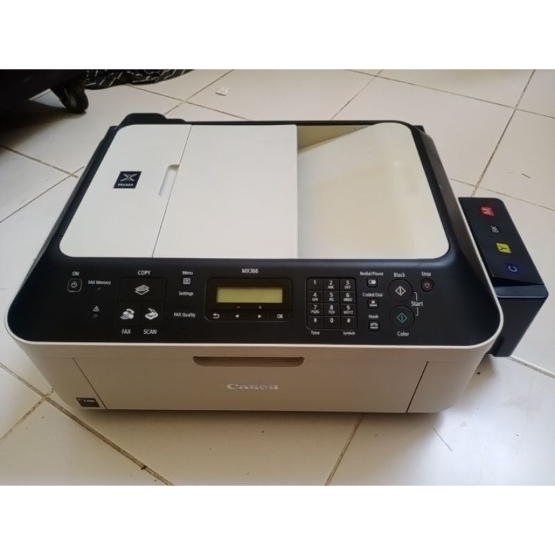 printer canon Mx366 all in one print scan copy fax ukuran F4 infus exclusive